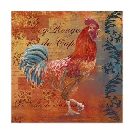 Art Licensing Studio 'Coq Motifs' Canvas Art,18x18